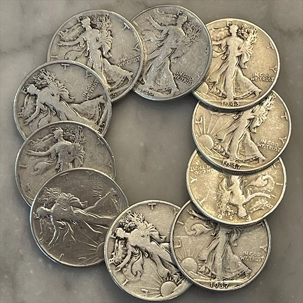 Last 10 sets!!!Liberty Walking Half Dollars (1916-1947)