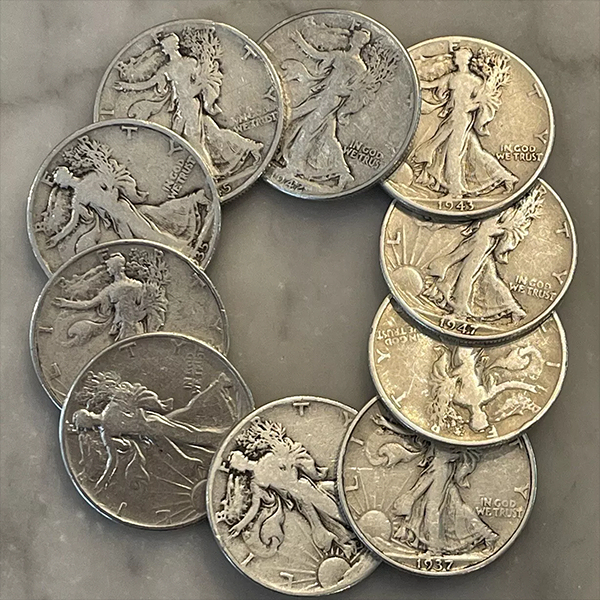 Last 10 sets!!!Liberty Walking Half Dollars (1916-1947)