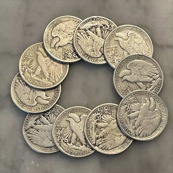 Last 10 sets!!!Liberty Walking Half Dollars (1916-1947)