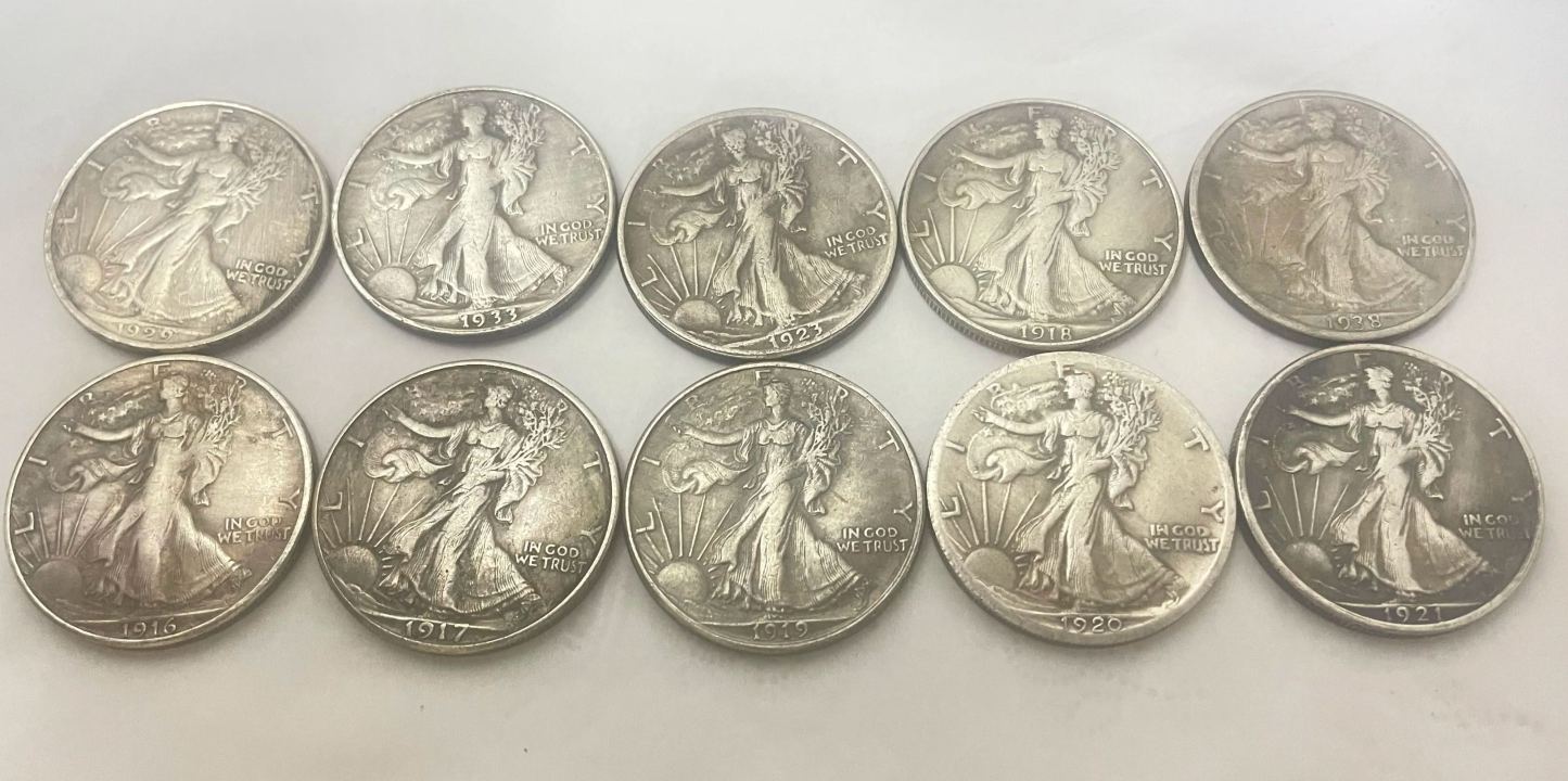 Last 10 sets!!!Liberty Walking Half Dollars (1916-1938)