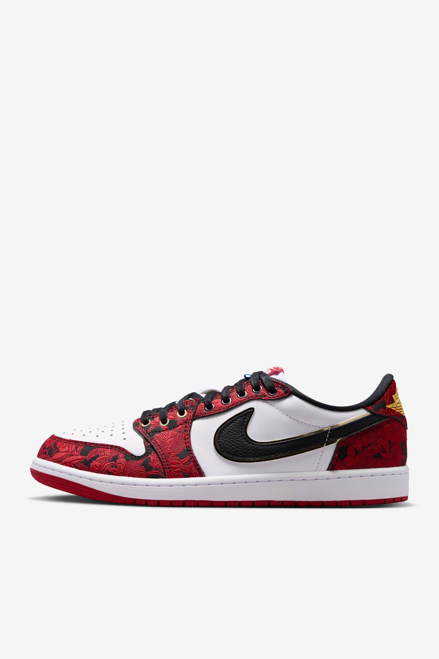 Air Jordan 1 Retro Low OG "Garden" - Μαύρο/Summit White/Laser Fuchsia/Varsity Red - 2