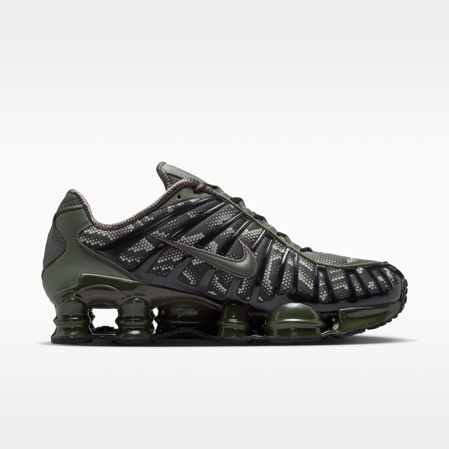 Nike Shox TL - Newsprint/Μαύρο/Newsprint - 3