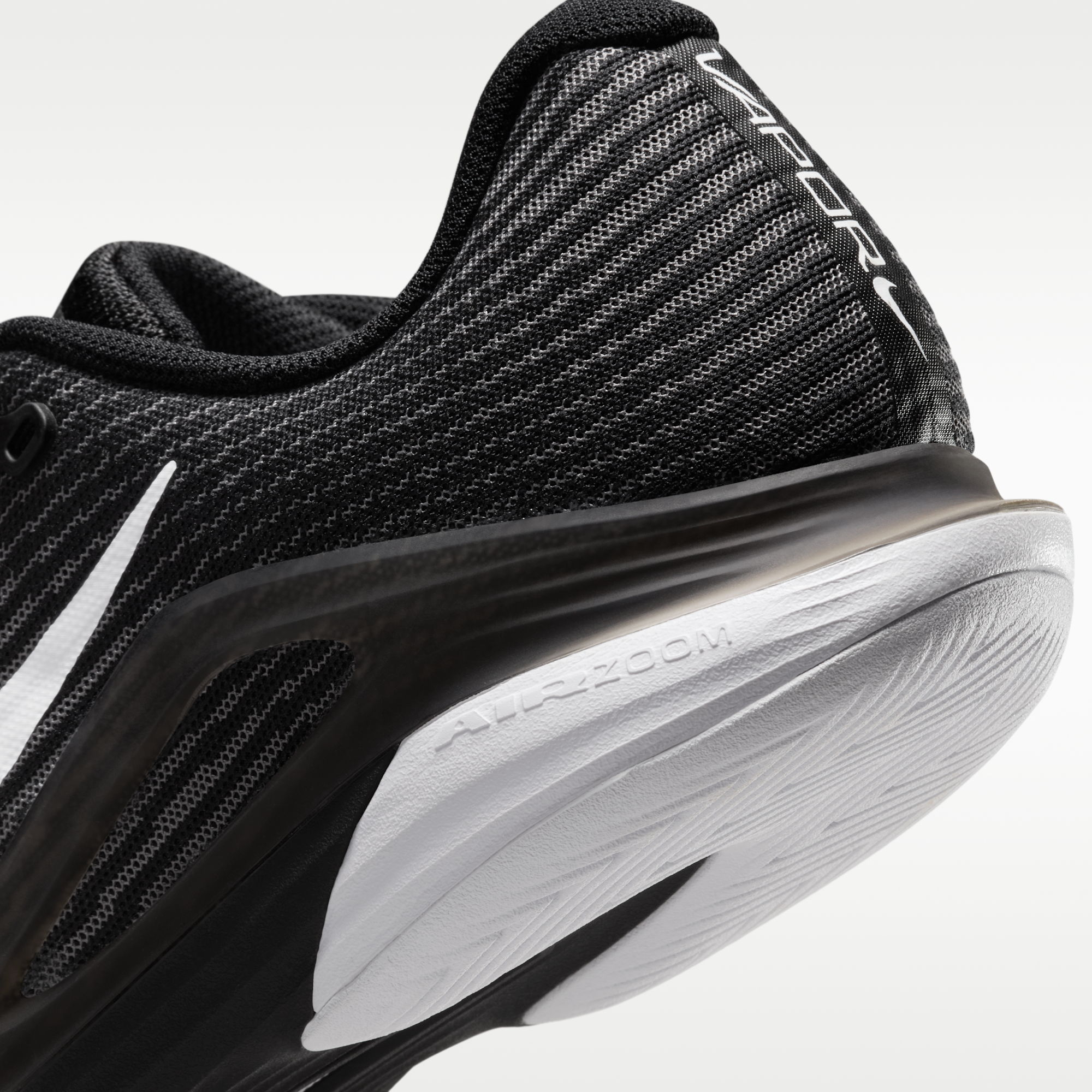 Nike Vapor 12 - Μαύρο/Dark Smoke Grey/Λευκό - 8