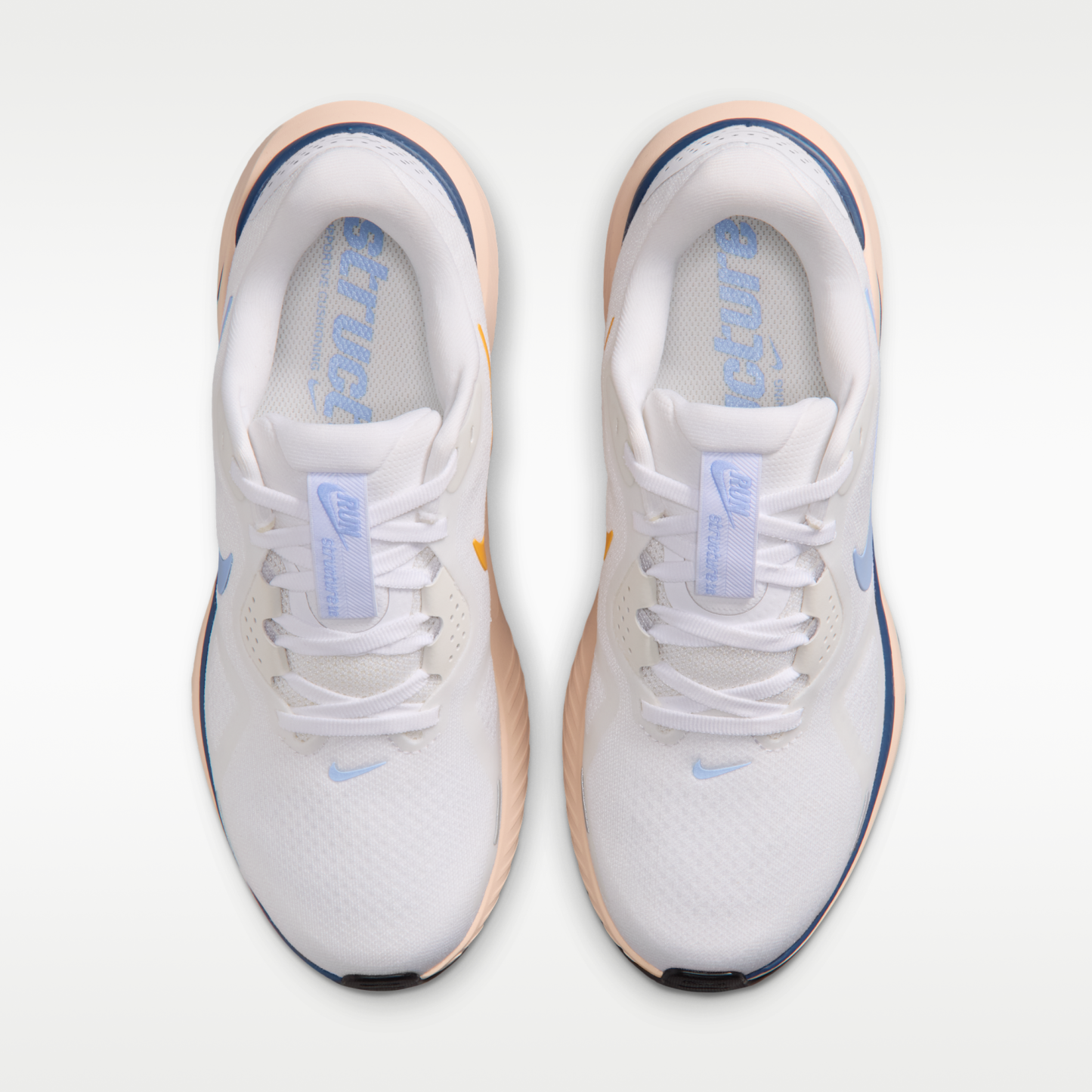 Nike Structure 26 - Λευκό/Mystic Navy/Sundial/Aluminum - 4