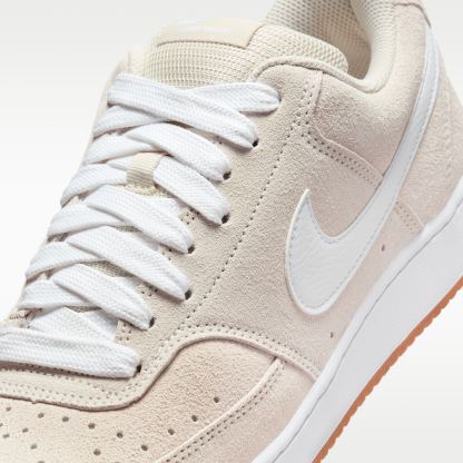 Nike Court Vision Low FL - Light Orewood Brown/Gum Medium Brown/Λευκό - 7