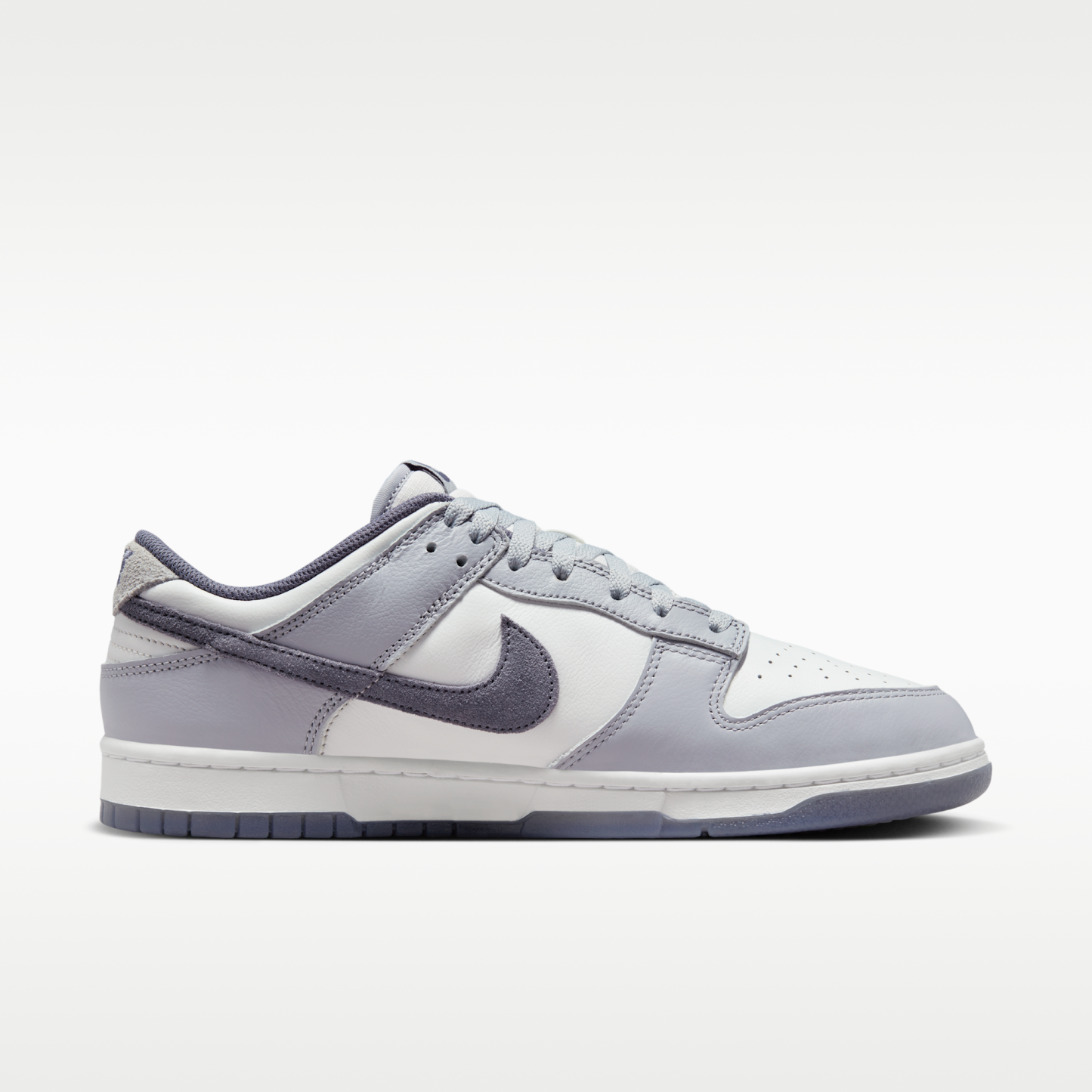Nike Dunk Low Retro SE Leather/Suede - Λευκό/Platinum Tint/Pure Platinum/Light Carbon - 3