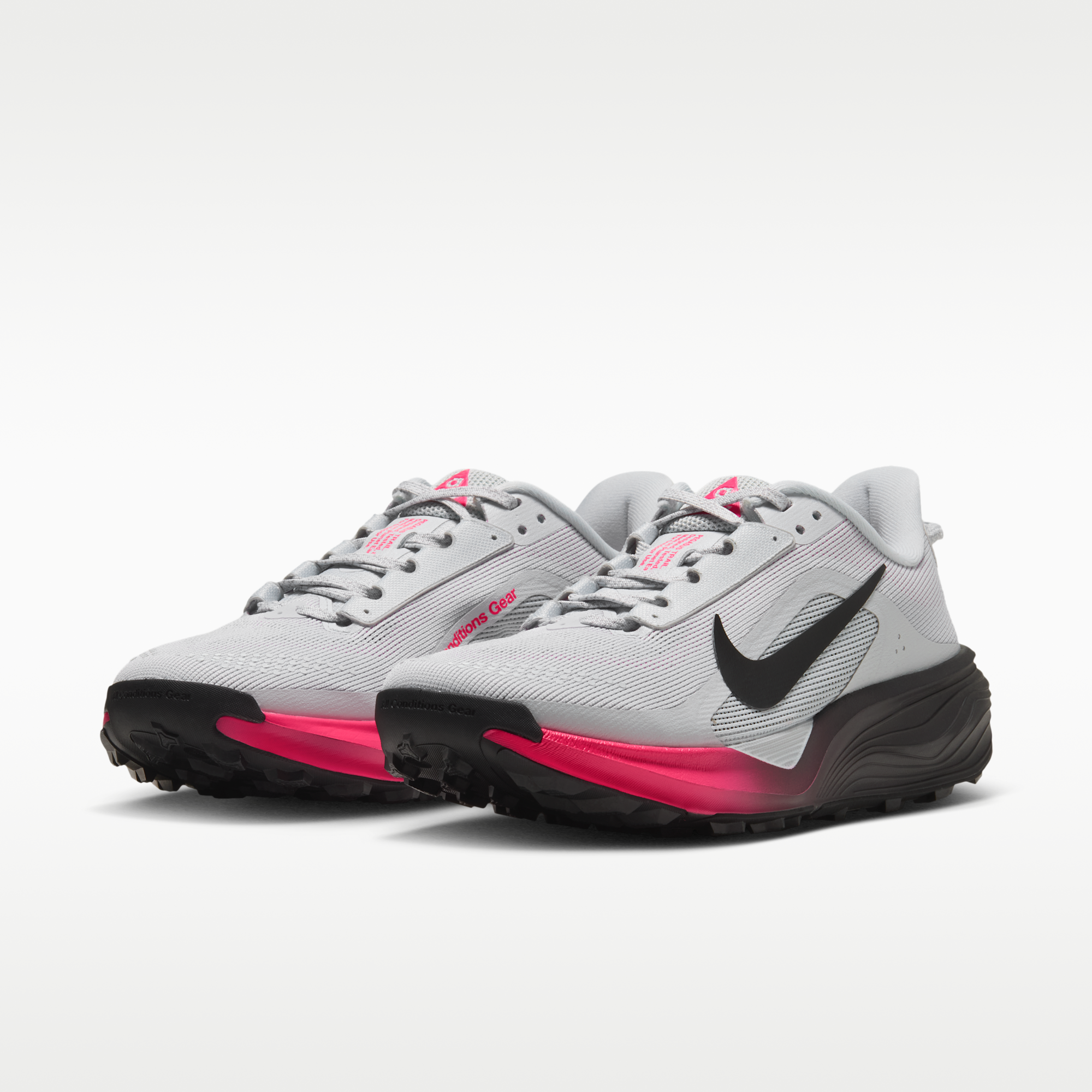 Nike ACG Pegasus Trail - Pure Platinum/Hyper Pink/Hyper Pink/Μαύρο - 5