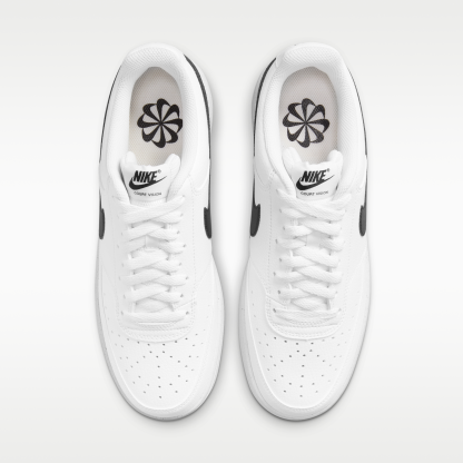 Nike Court Vision Low Next Nature - Λευκό/Λευκό/Μαύρο - 4