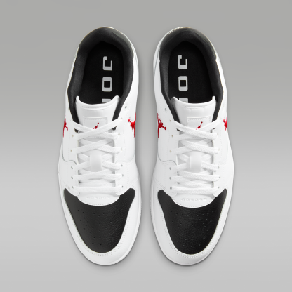 Jordan Court Connect Low - Λευκό/Μαύρο/Gym Red - 4