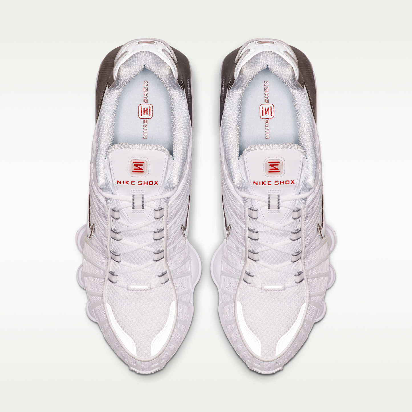 Nike Shox TL - Λευκό/Metallic Silver/Max Orange/Λευκό - 4