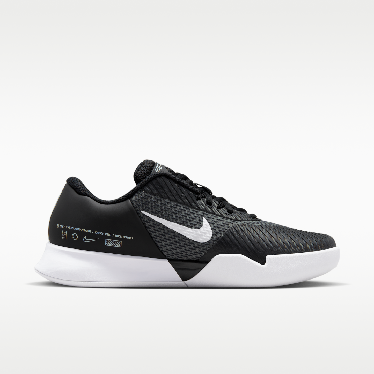 NikeCourt Air Zoom Vapor Pro 2 - Μαύρο/Λευκό - 3
