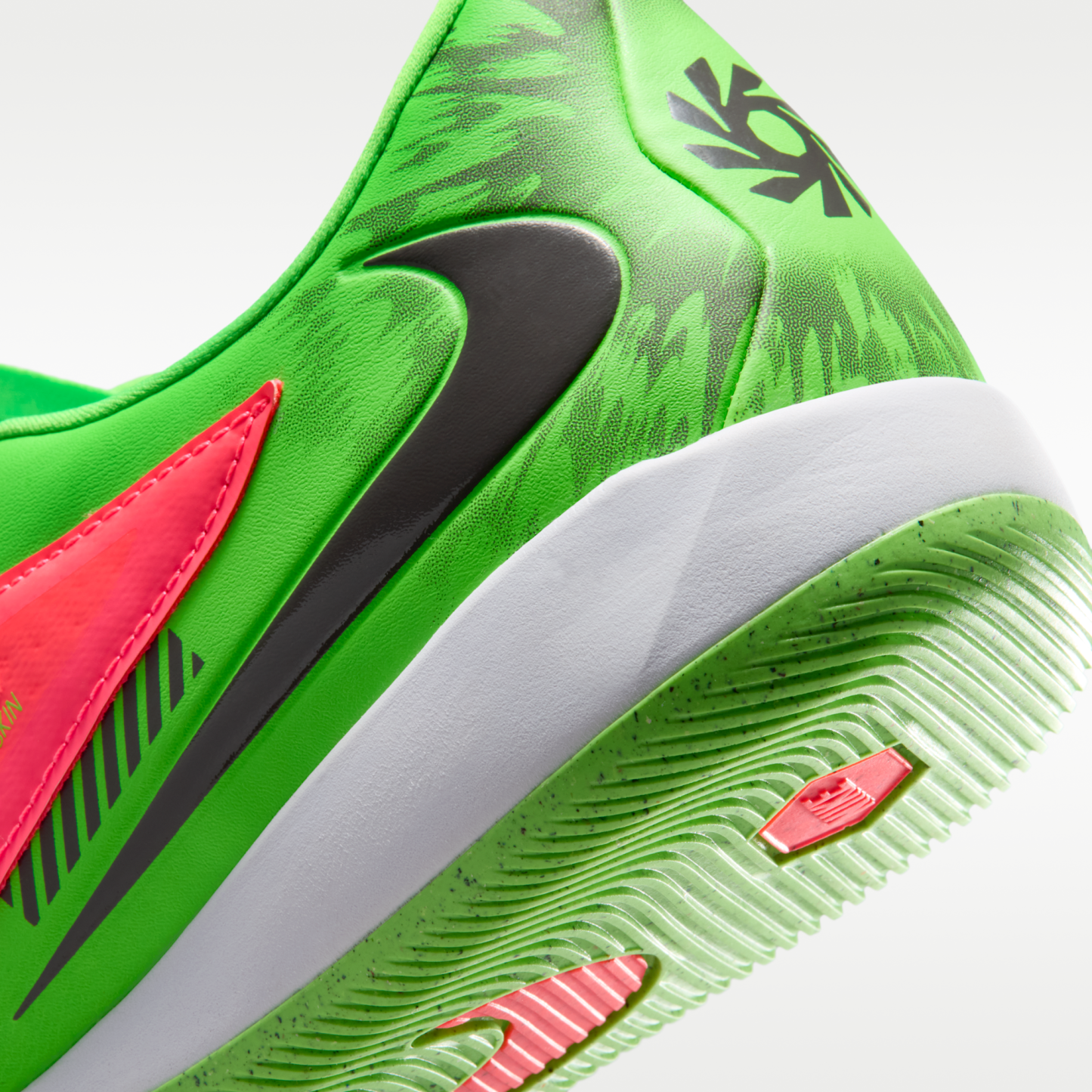 Nike Phantom 6 Low Academy "Erling Haaland" - Hot Punch/Green Strike/Μαύρο - 8