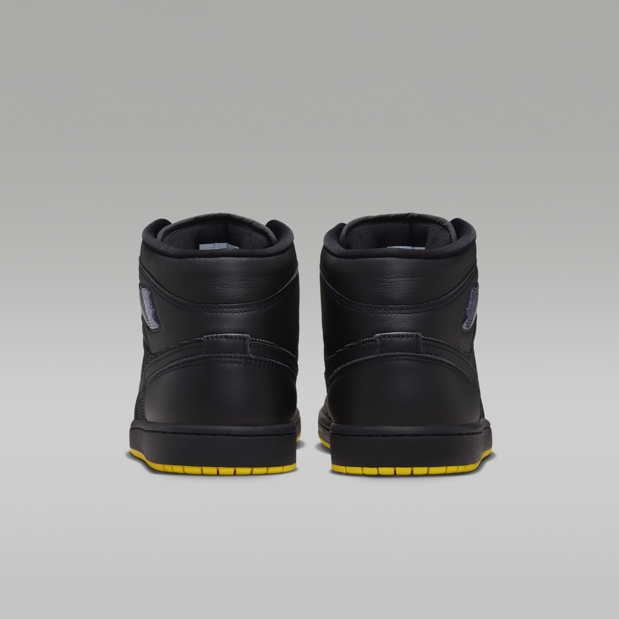 Air Jordan 1 Mid SE - Μαύρο/Opti Yellow/Silver - 6
