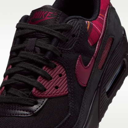Nike Air Max 90 - Μαύρο/Tough Red/Yellow Ochre/Team Red - 7