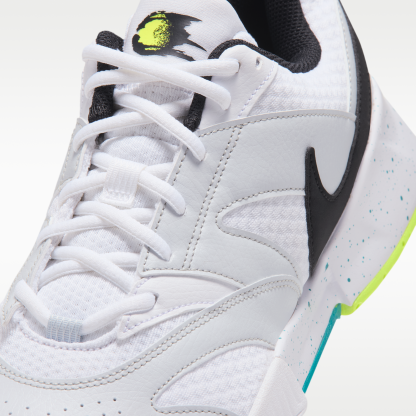NikeCourt Lite 4 - Λευκό/Volt/Energy/Μαύρο - 7