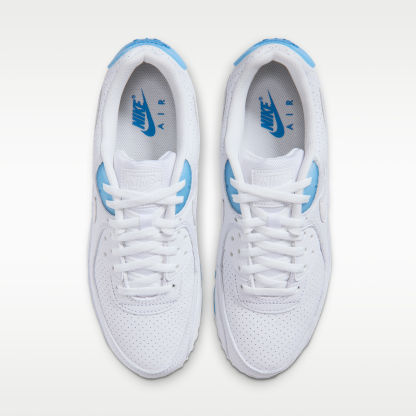 Nike Air Max 90 - Λευκό/Aurora Blue/Λευκό - 4
