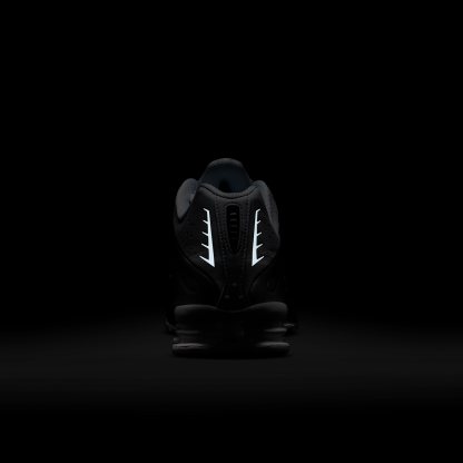 Nike Shox R4 - Λευκό/Λευκό/Bright Crimson/Metallic Silver - 10