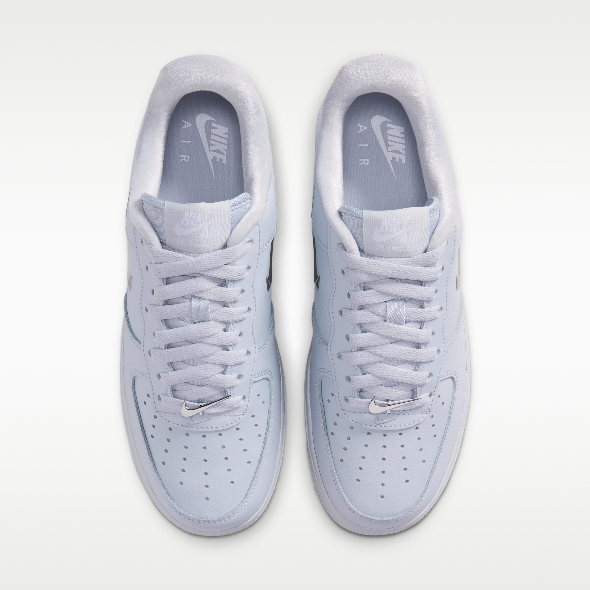 Nike Air Force 1 '07 - Pure Platinum/Λευκό/Metallic Silver - 4