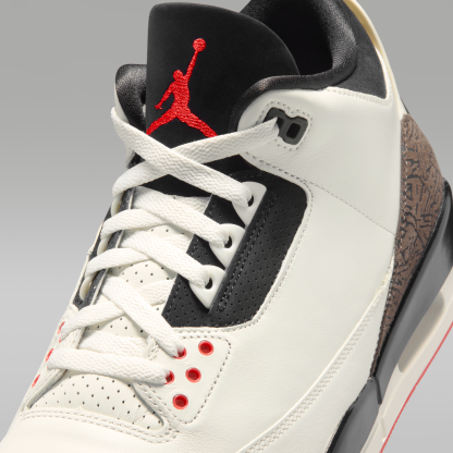 Air Jordan 3 "World's Best" - Sail/University Red/Pale Ivory/Μαύρο - 7