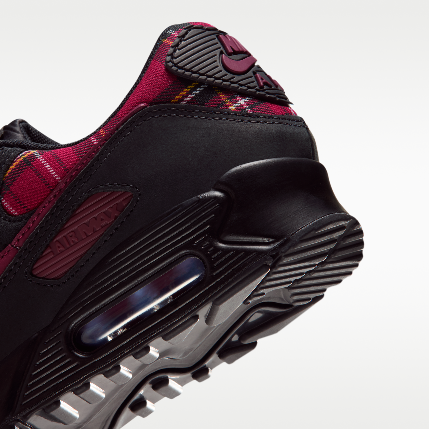 Nike Air Max 90 - Μαύρο/Tough Red/Yellow Ochre/Team Red - 8