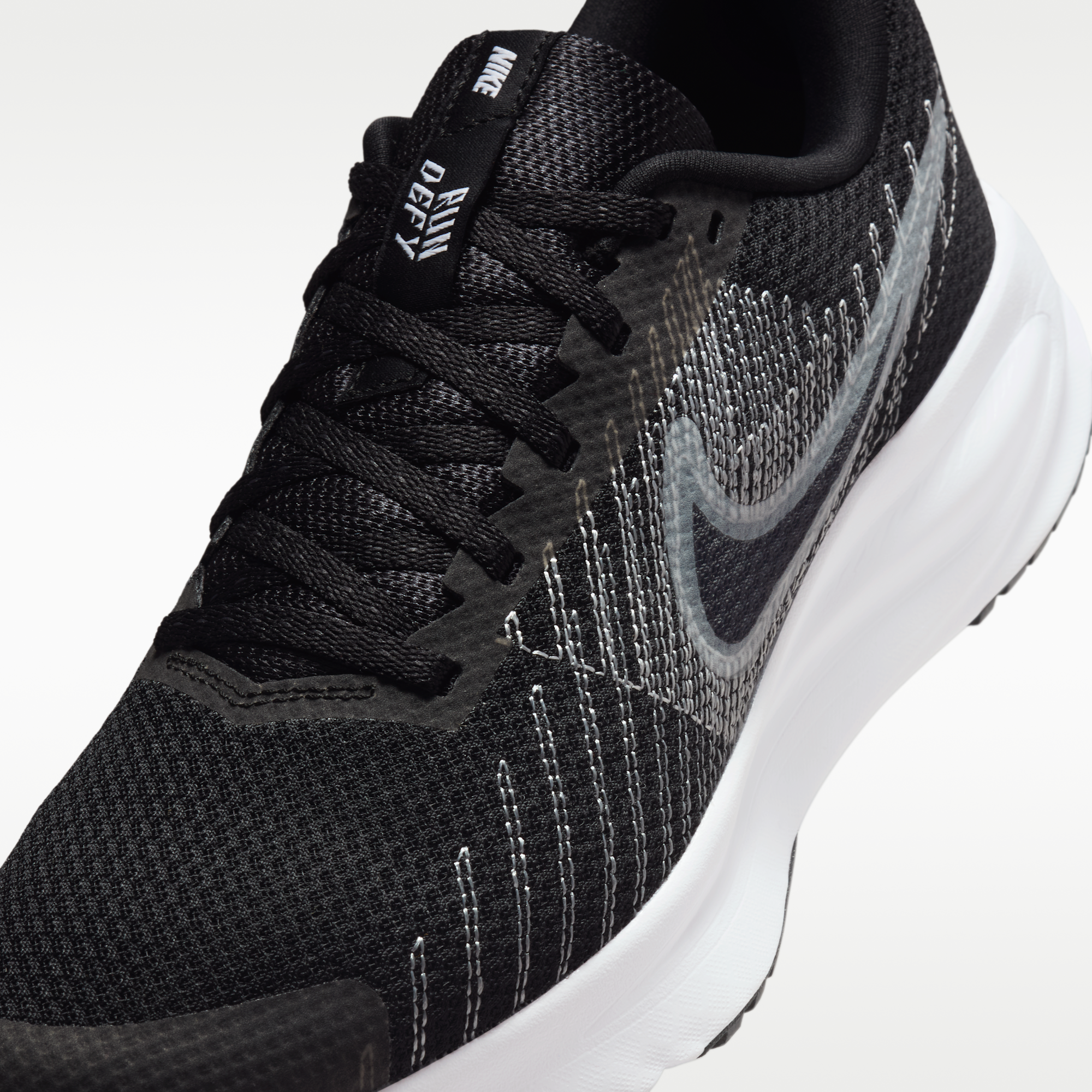 Nike Run Defy - Μαύρο/Wolf Grey/Λευκό - 7