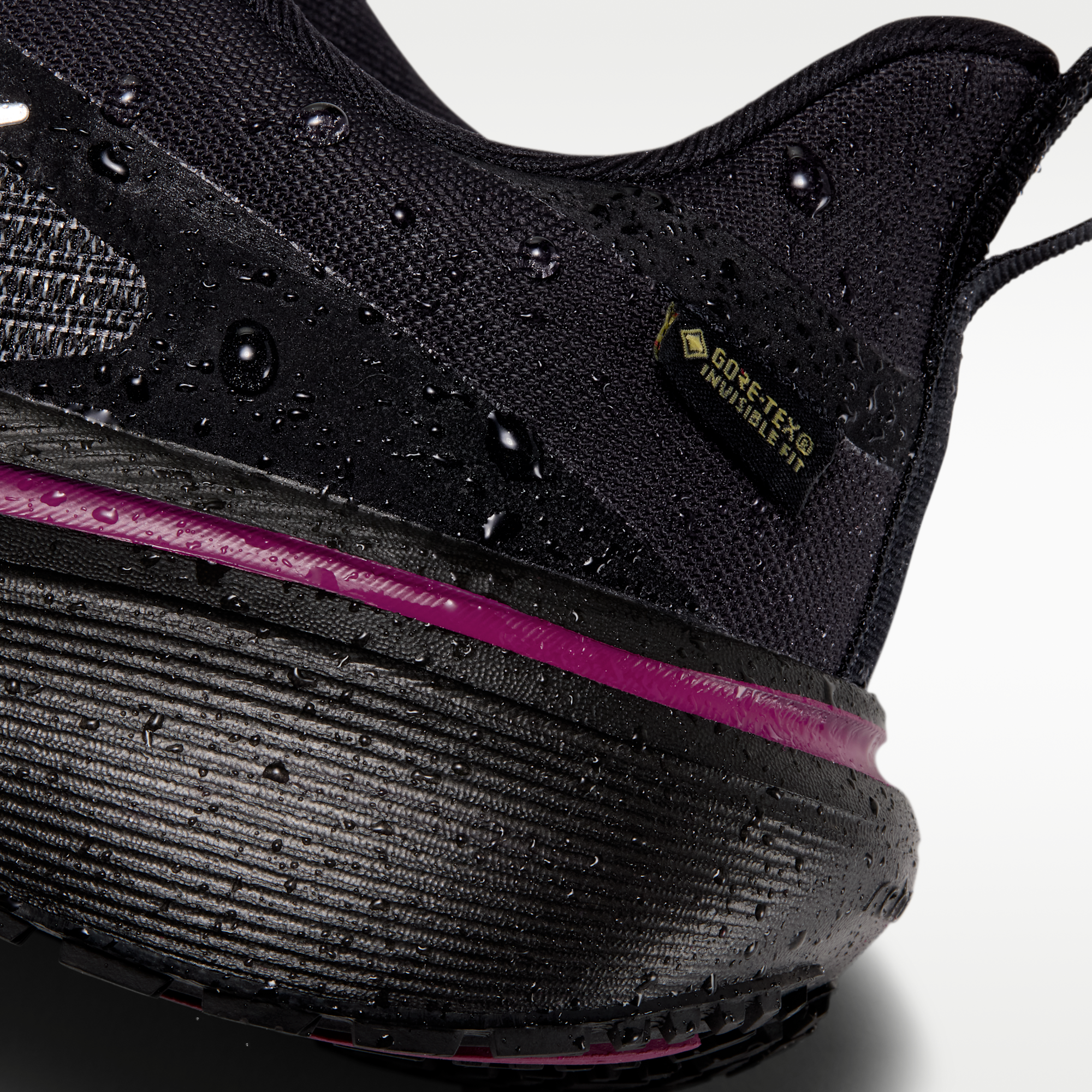 Nike Pegasus 42 GORE-TEX - Μαύρο/True Berry/Metallic Silver - 10