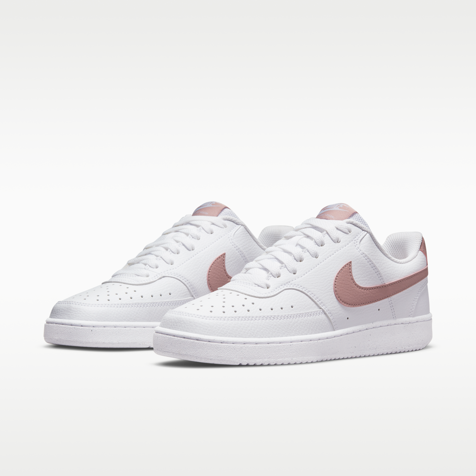 Nike Court Vision Low - Λευκό/Pink Oxford - 5