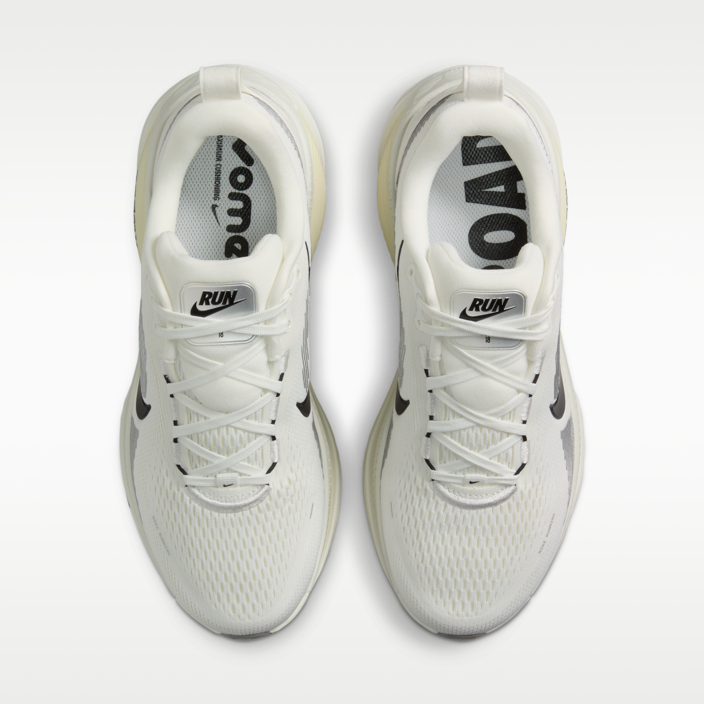 Nike Vomero 18 - Summit White/Coconut Milk/Coconut Milk/Μαύρο - 4