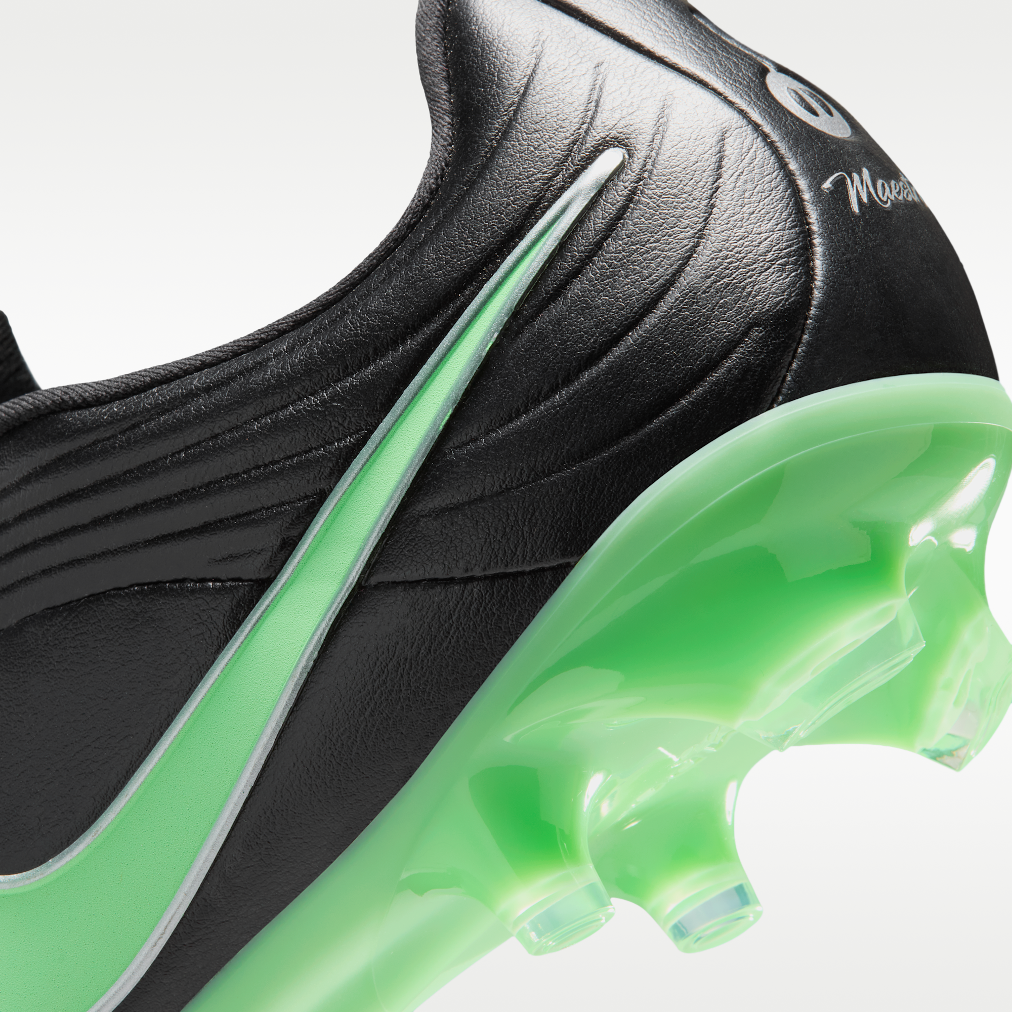 Nike Tiempo Maestro Academy - Μαύρο/Μαύρο/Illusion Green (IB1600-001) - 9