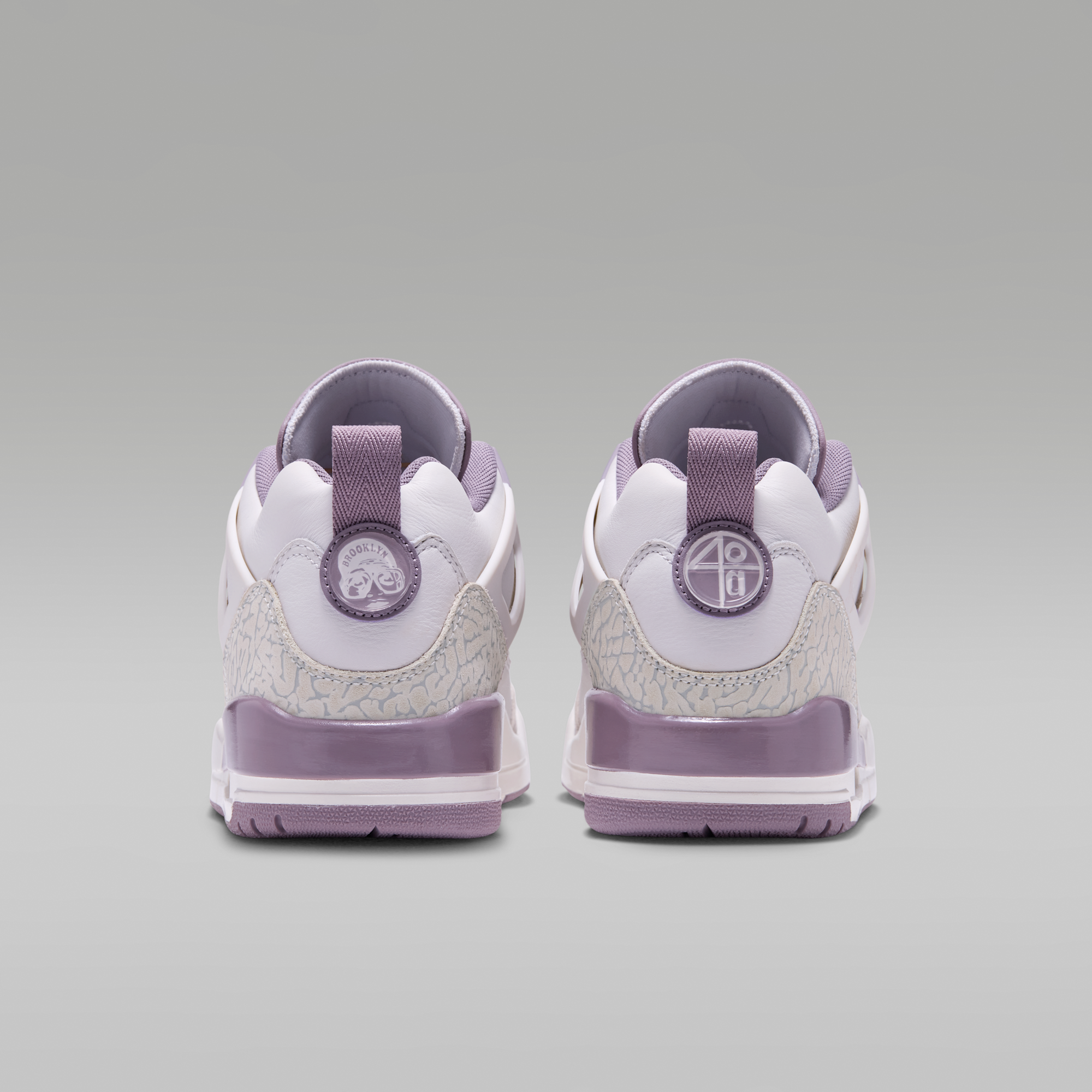 Jordan Spizike Low - Swan/Light Smoke Grey/Purple Smoke - 6