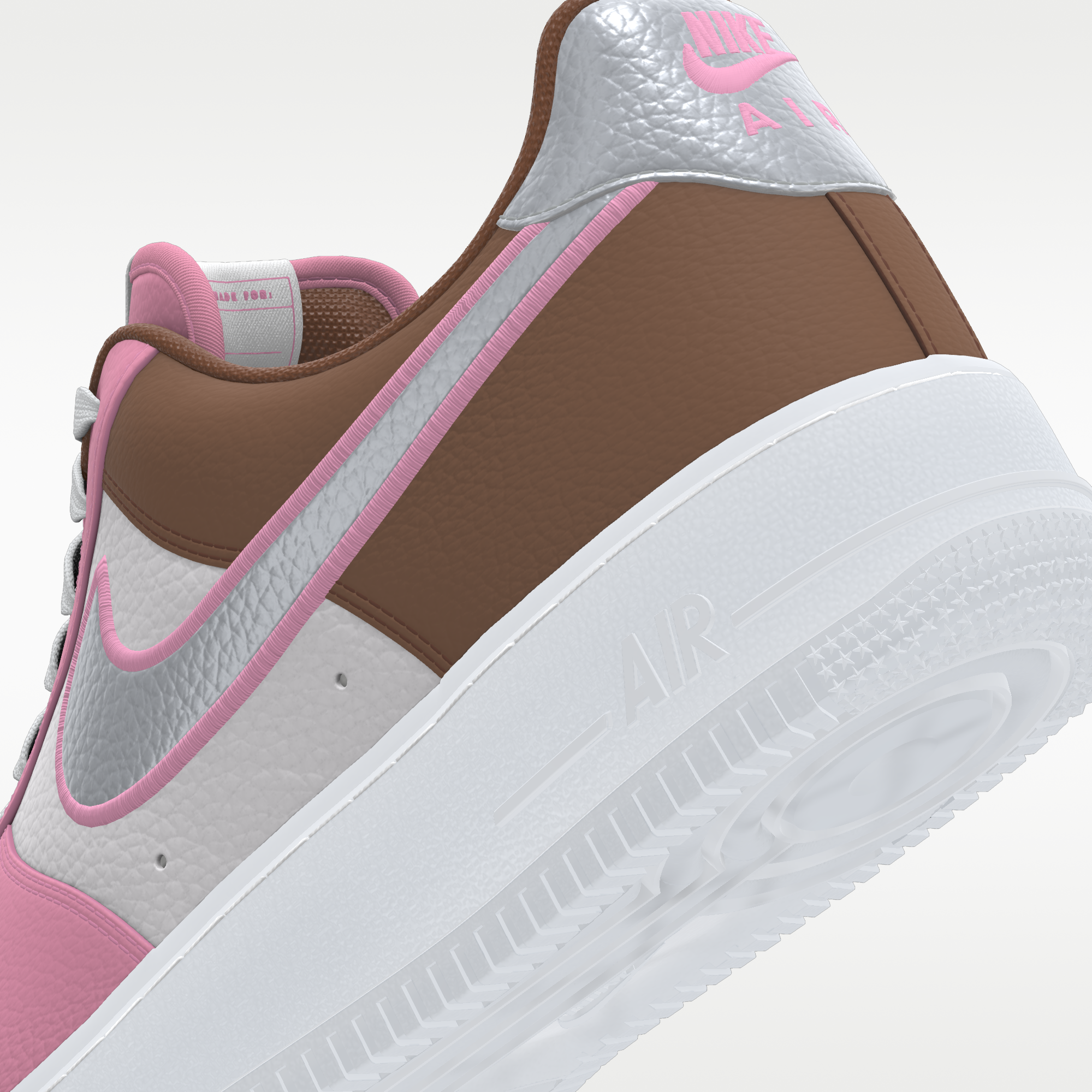 Nike Air Force 1 By You - Πολύχρωμο/Πολύχρωμο (7619525595) - 8