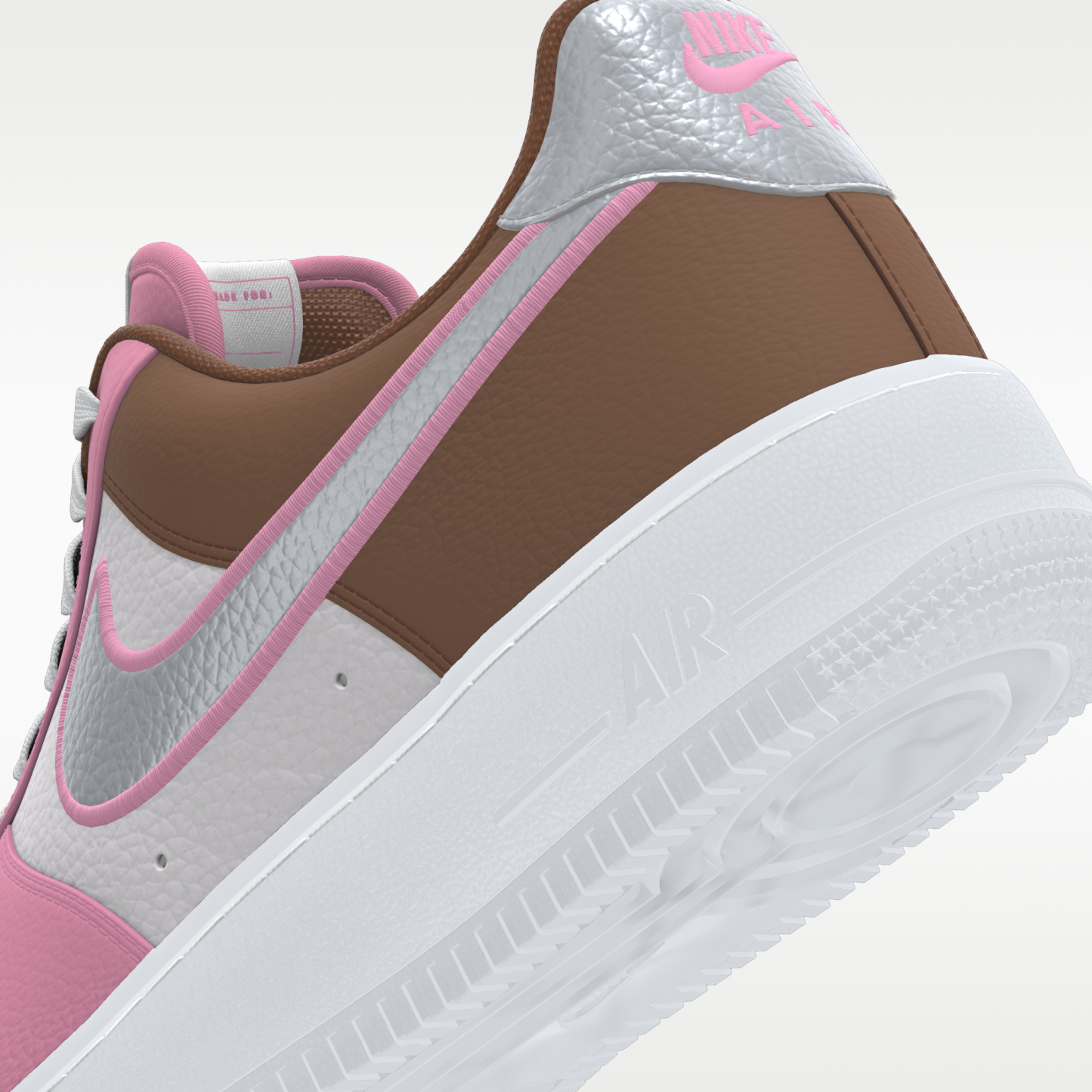 Nike Air Force 1 By You - Πολύχρωμο/Πολύχρωμο (7619525595) - 8