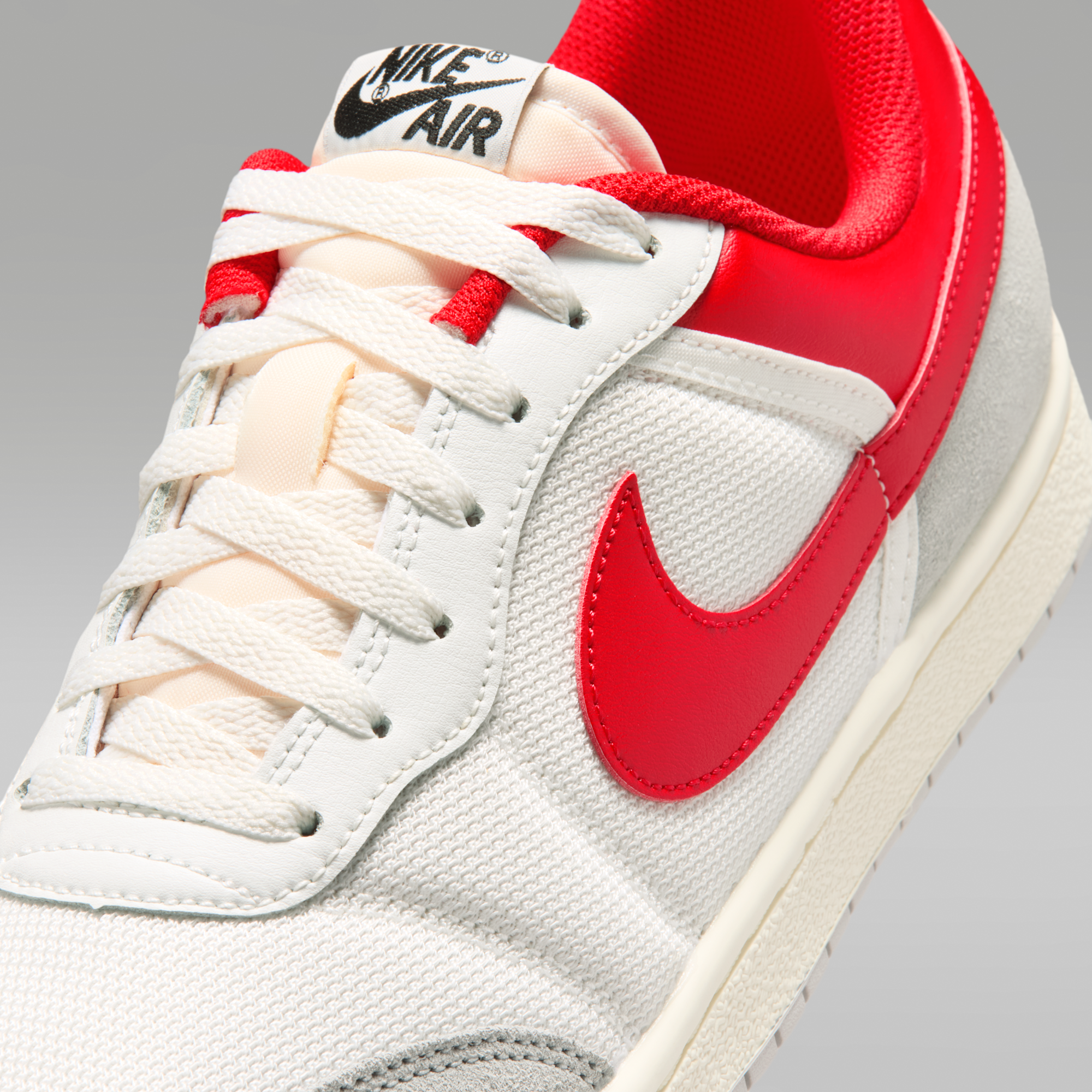 Air Jordan Skyline Low - Summit White/University Red/Light Smoke Grey/Μαύρο - 7