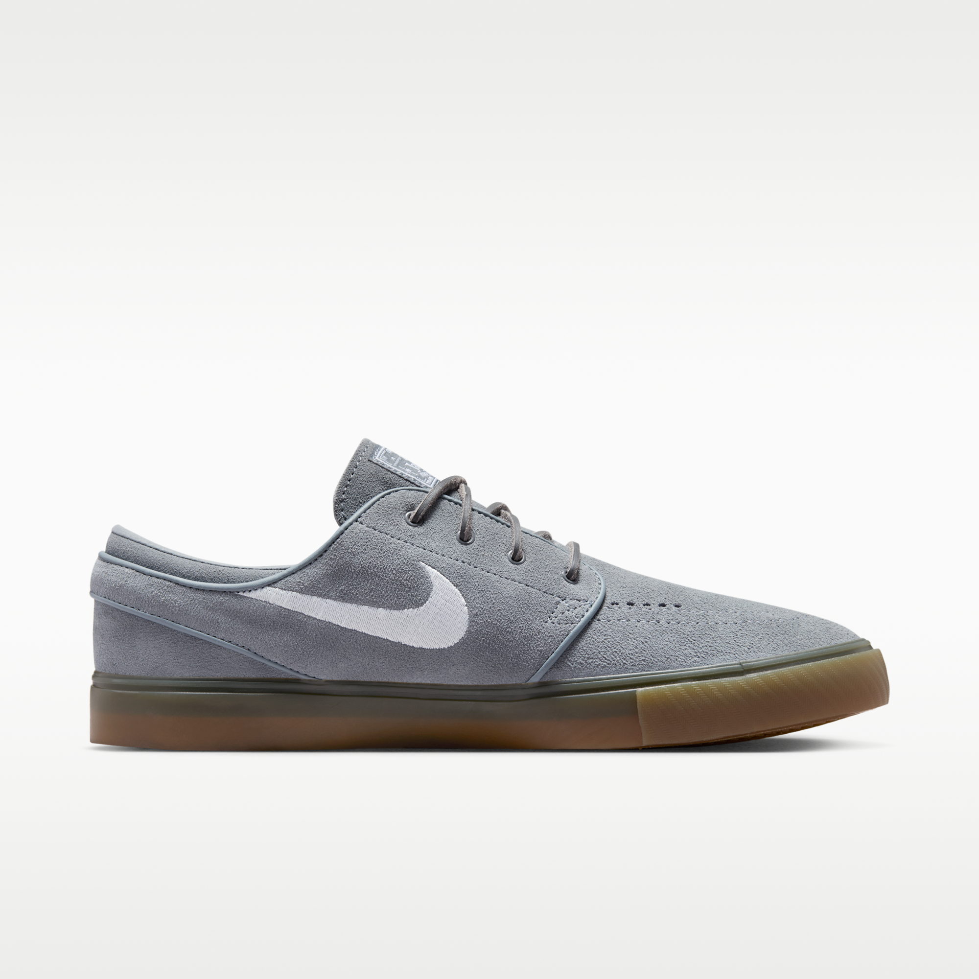 Nike SB Zoom Janoski OG+ - Cool Grey/Cool Grey/Gum Light Brown/Λευκό - 3
