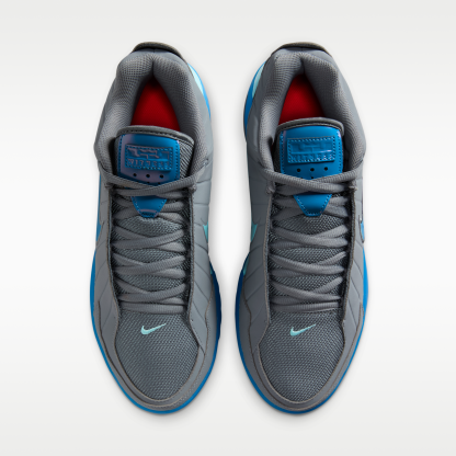 LeBron Witness 9 - Cool Grey/Glacier Ice/Glacier Ice/Aurora Blue - 4