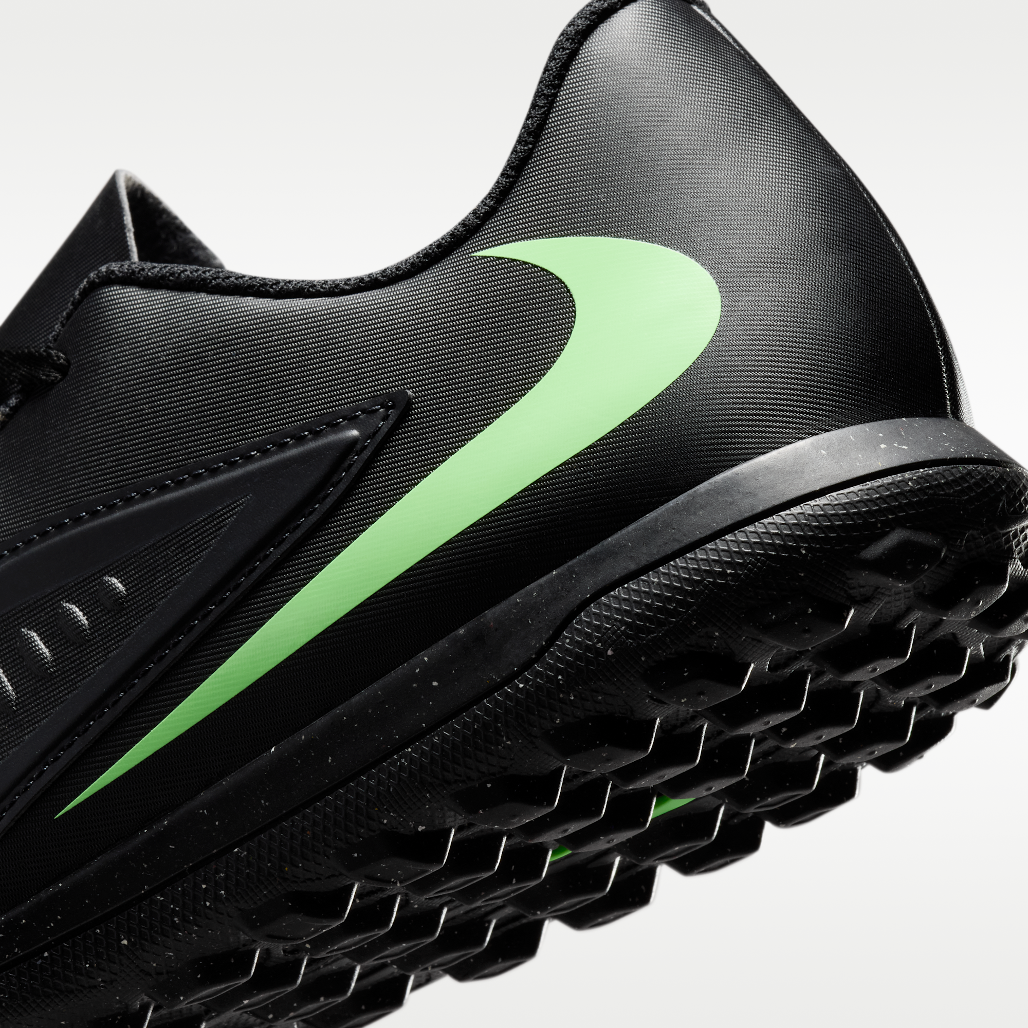 Nike Phantom 6 Low Club - Μαύρο/Μαύρο/Illusion Green (HQ2324-001) - 8