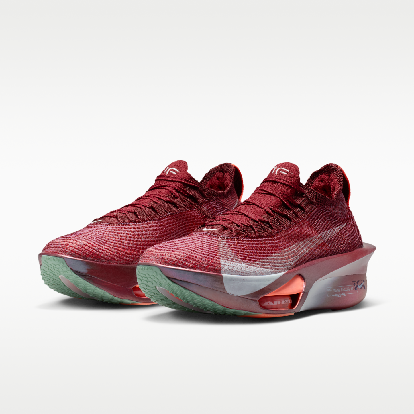 Nike Alphafly 3 Glam - Team Red/Bright Crimson/Purple Dynasty/Barely Green - 5
