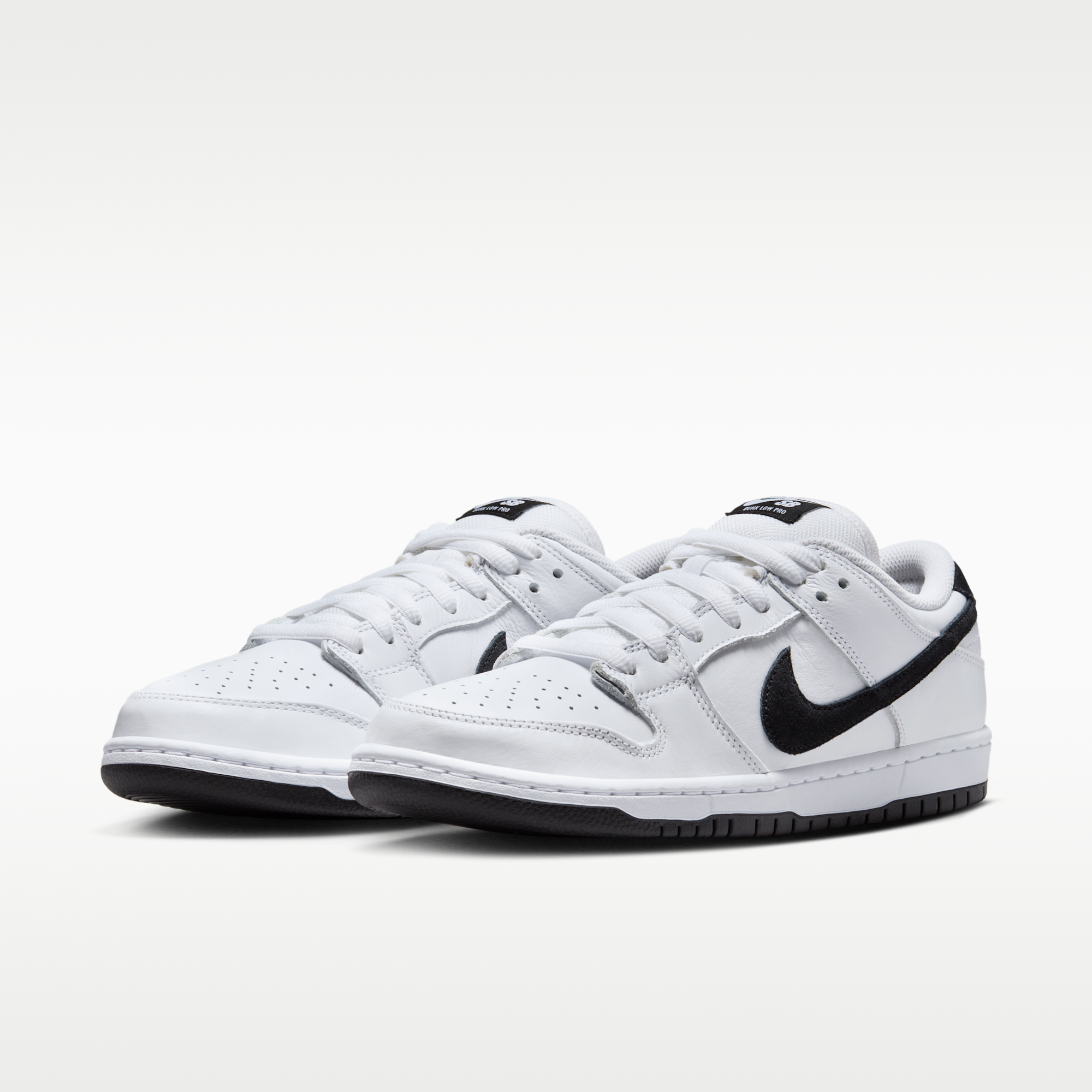Nike SB Dunk Low Pro - Λευκό/Λευκό/Μαύρο/Μαύρο - 5