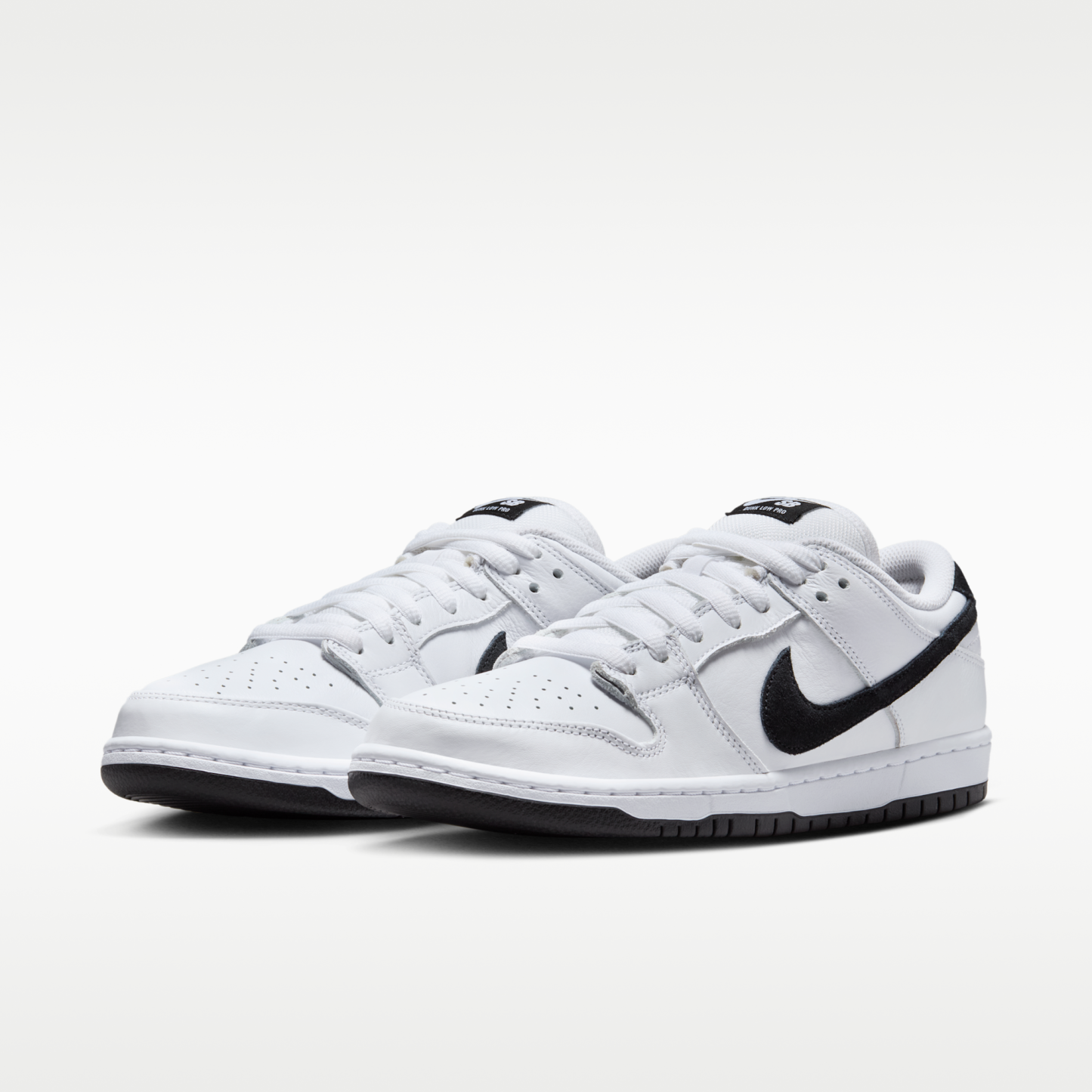 Nike SB Dunk Low Pro - Λευκό/Λευκό/Μαύρο/Μαύρο - 5