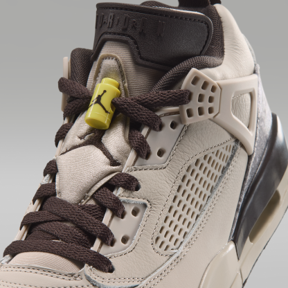 Jordan Spizike Low - Cream II/Bright Citron/Velvet Brown - 7