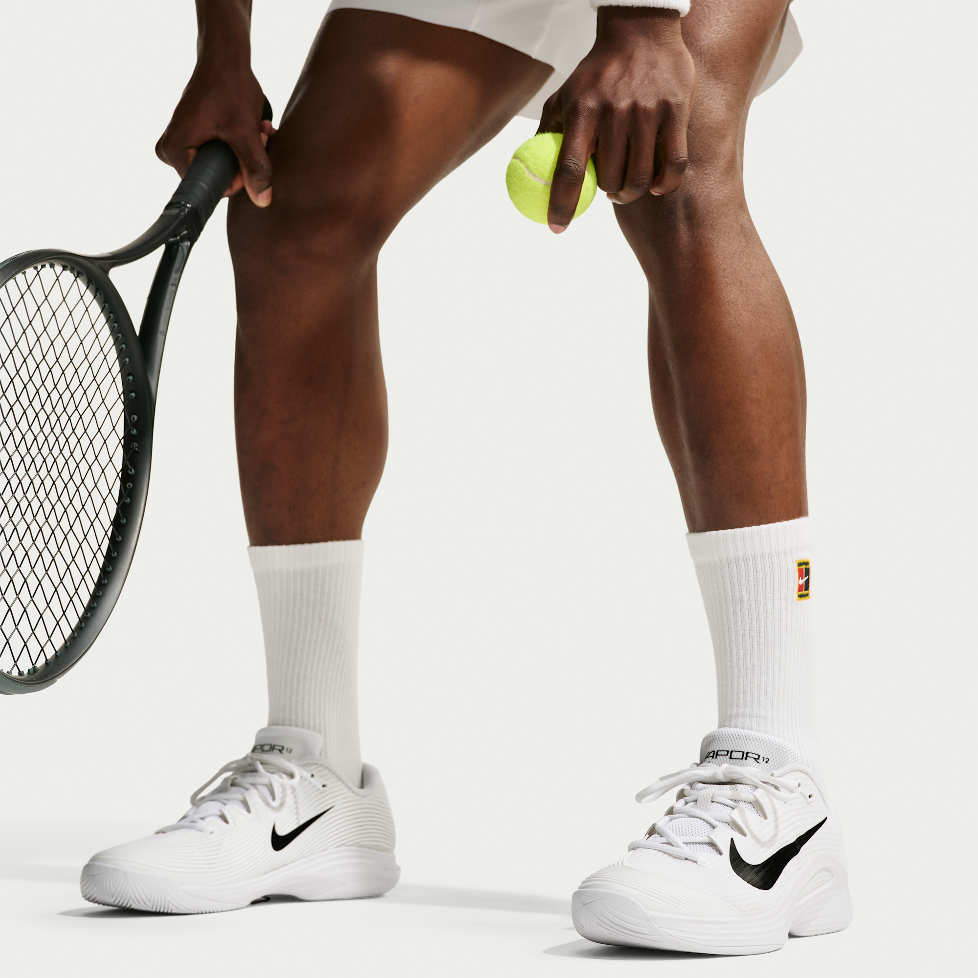 Nike Vapor 12 - Λευκό/Summit White/Μαύρο - 9