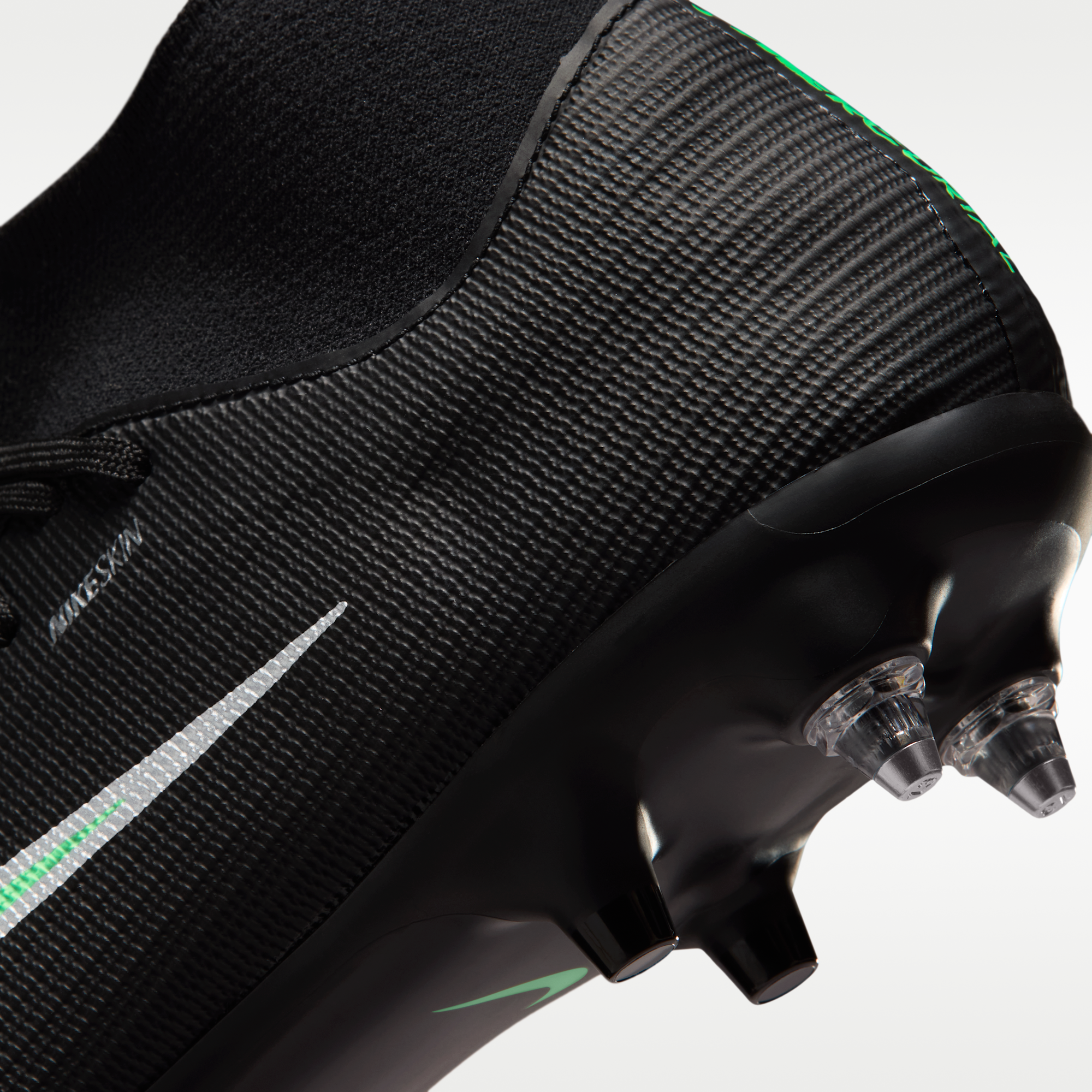 Nike Mercurial Superfly 11 Academy - Μαύρο/Μαύρο/Illusion Green (IO1492-001) - 9