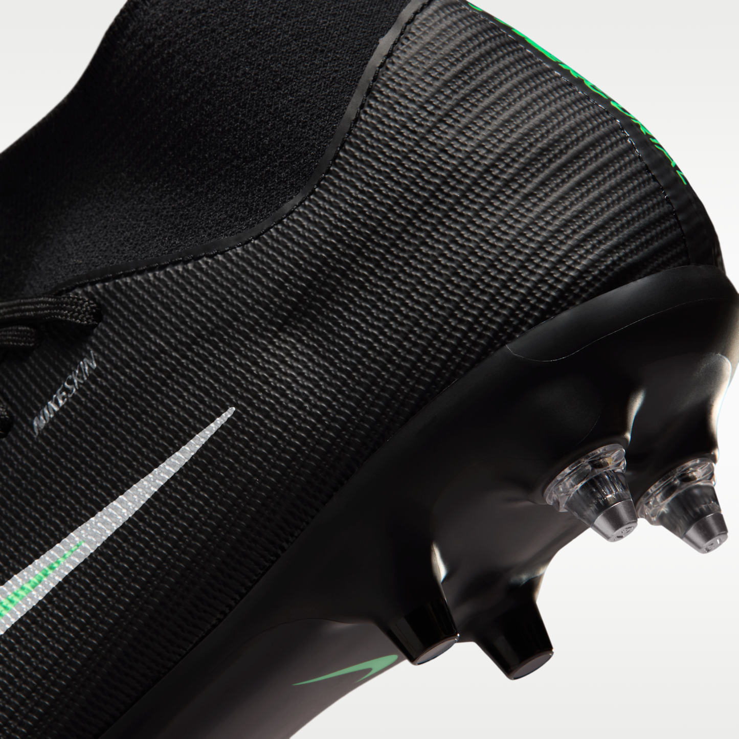 Nike Mercurial Superfly 11 Academy - Μαύρο/Μαύρο/Illusion Green (IO1492-001) - 9