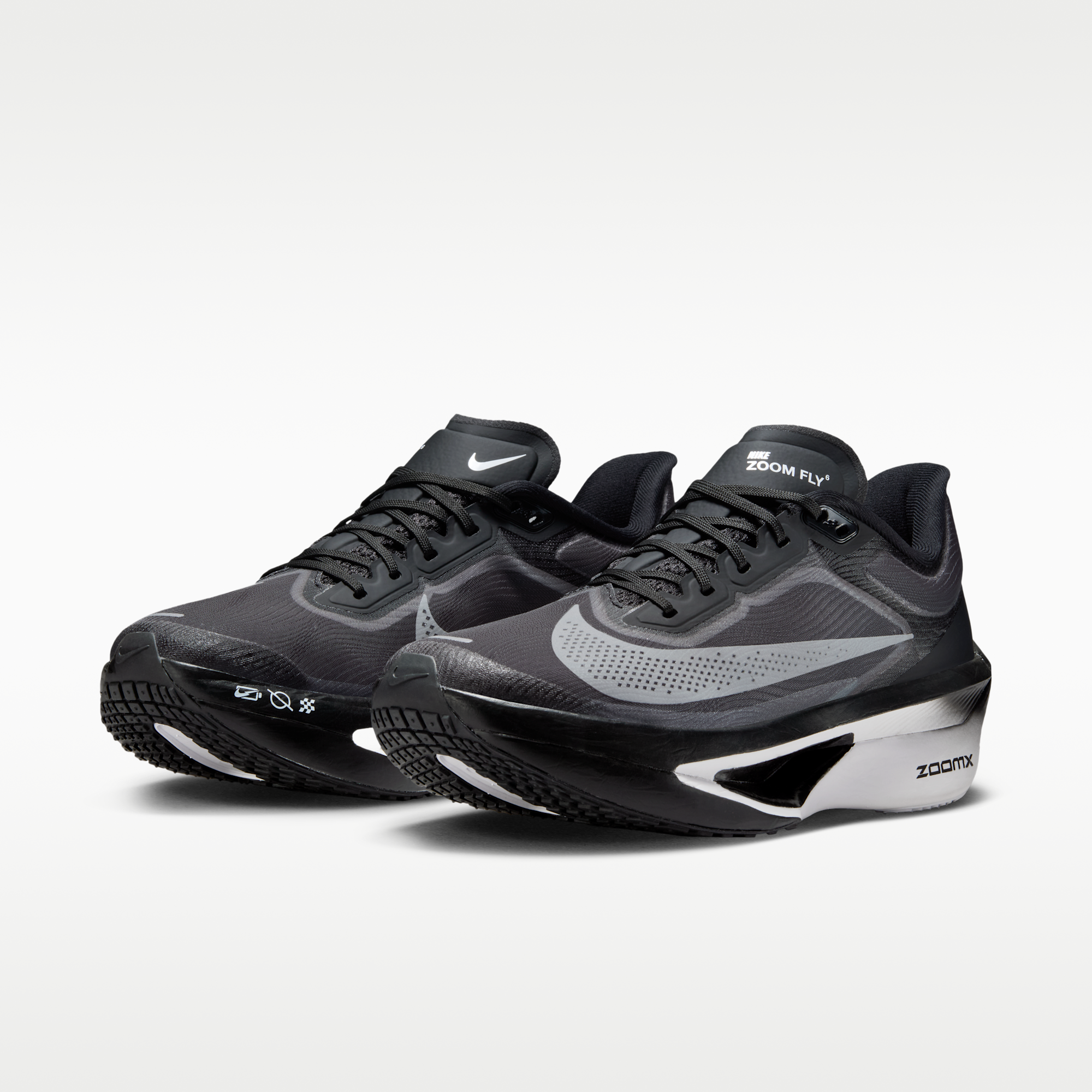 Nike Zoom Fly 6 - Μαύρο/Light Smoke Grey/Λευκό - 5