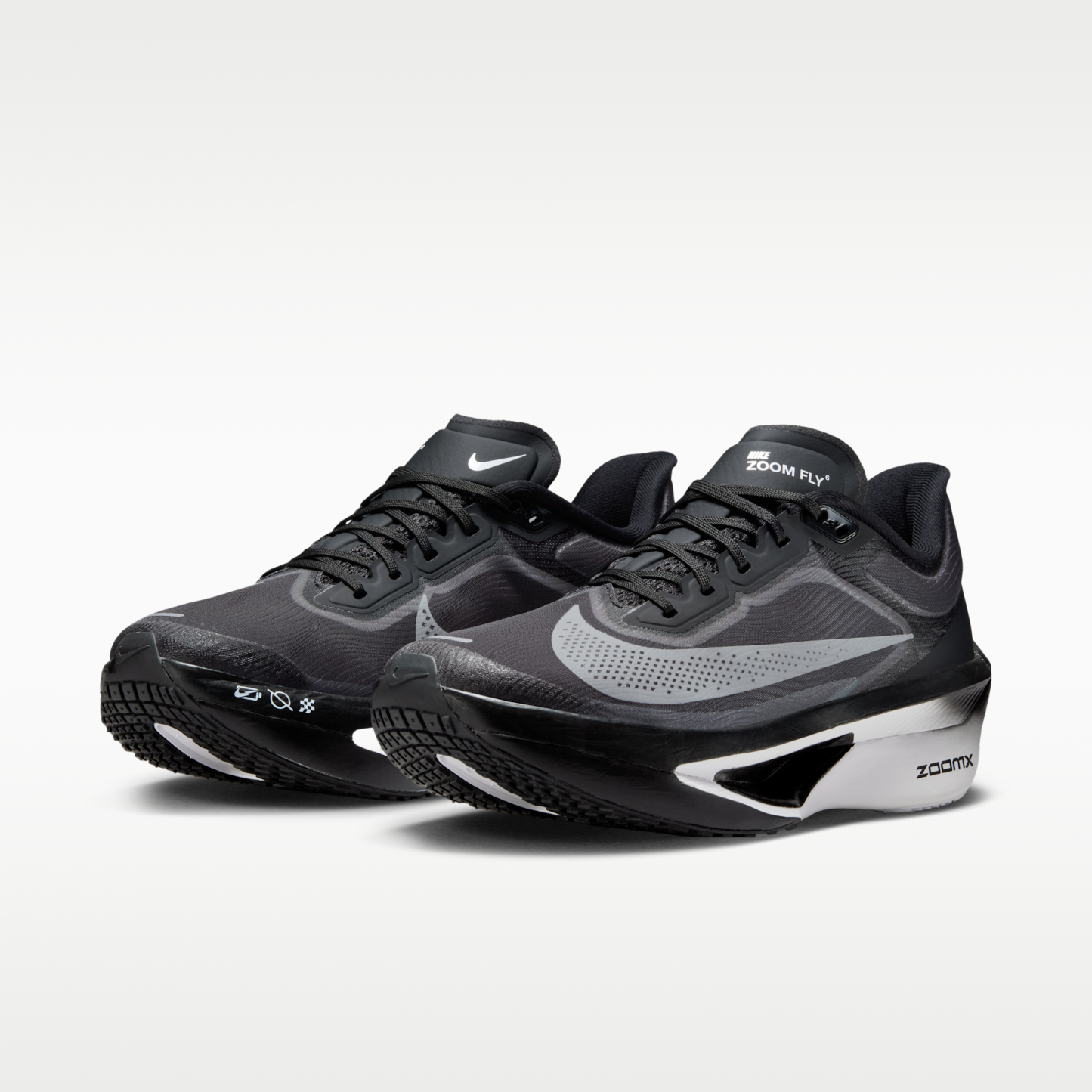 Nike Zoom Fly 6 - Μαύρο/Light Smoke Grey/Λευκό - 5