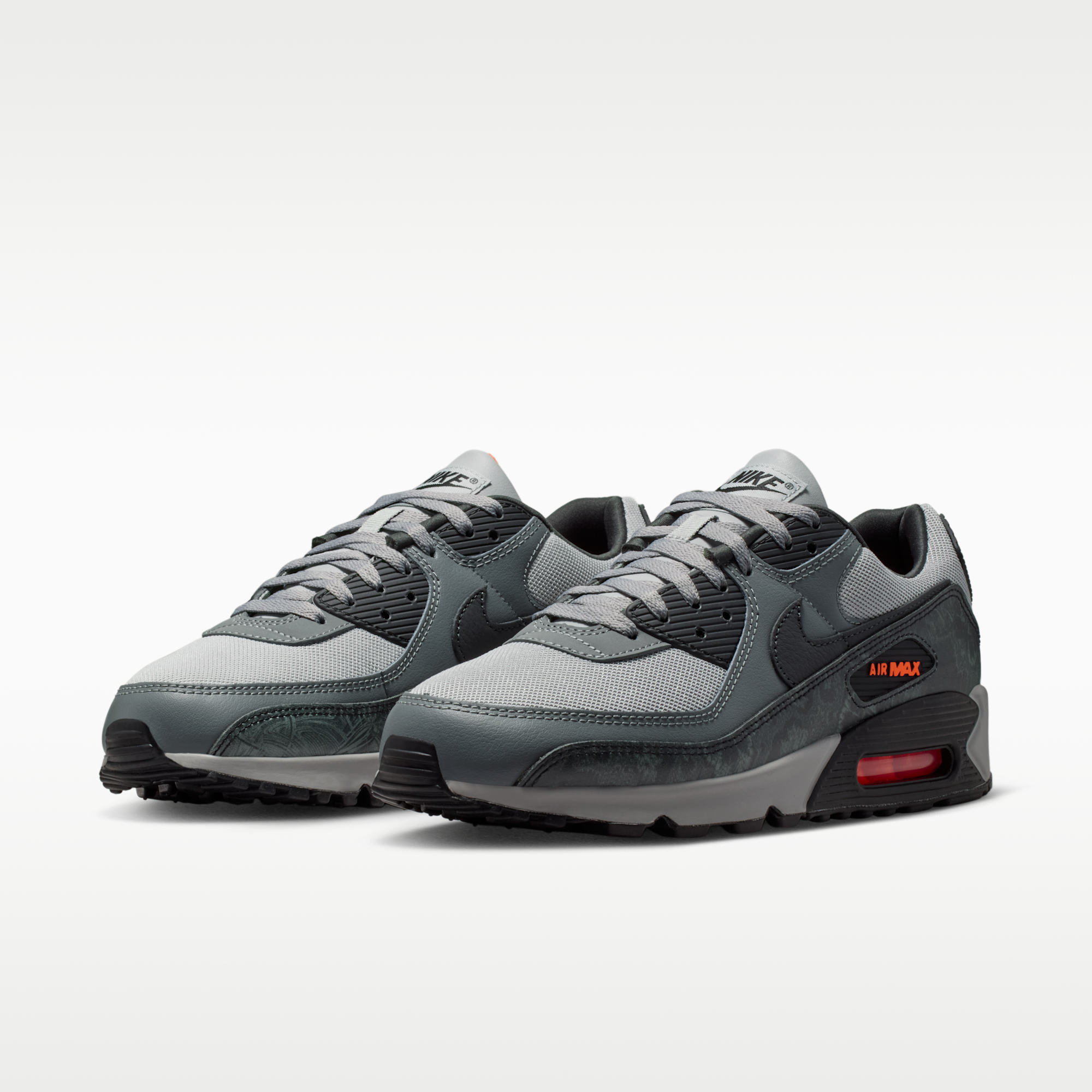 Nike Air Max 90 Premium - Πολύχρωμο/Πολύχρωμο/Hyper Crimson/Μαύρο - 5