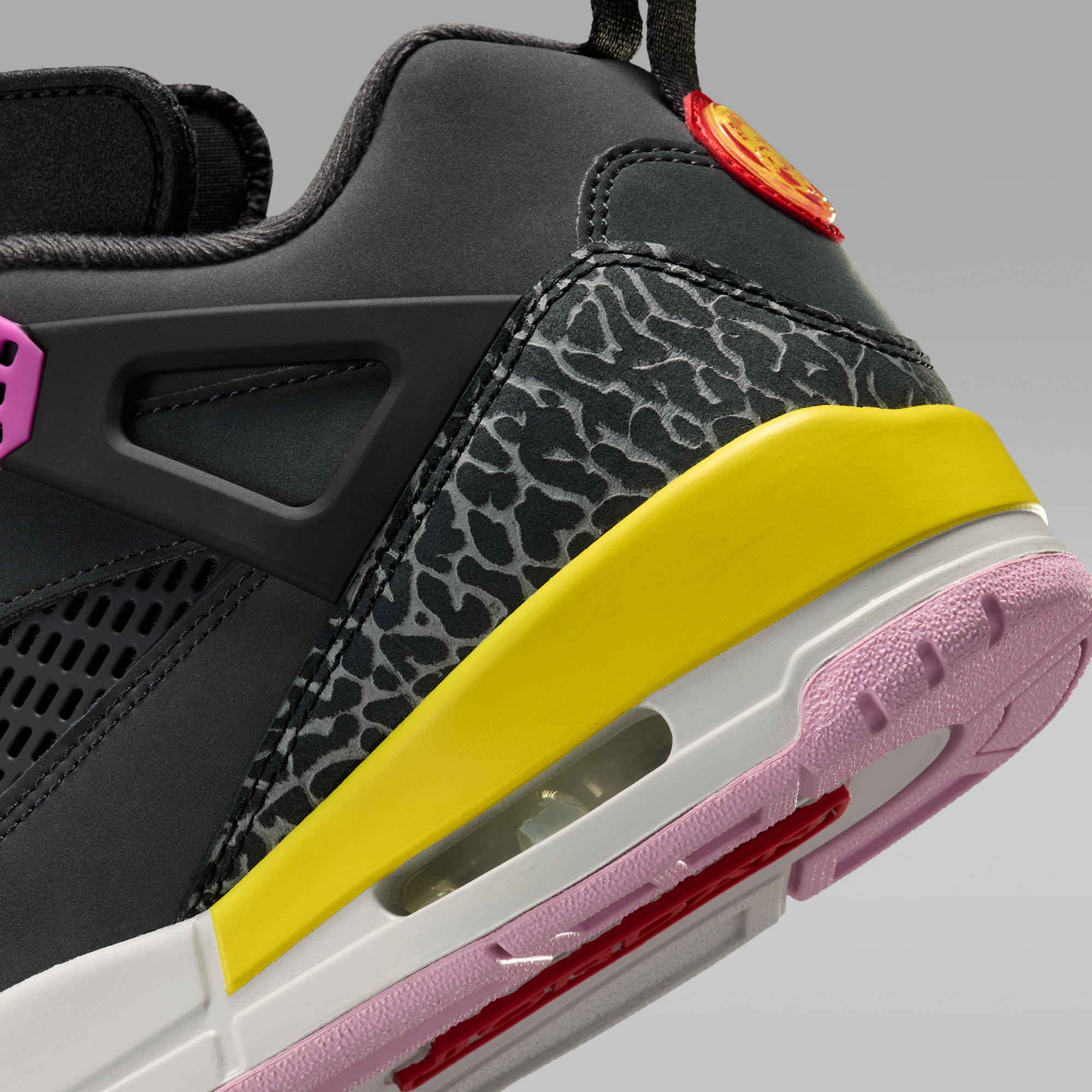 Jordan Spizike Low - Anthracite/Μαύρο/Wolf Grey/University Red - 8