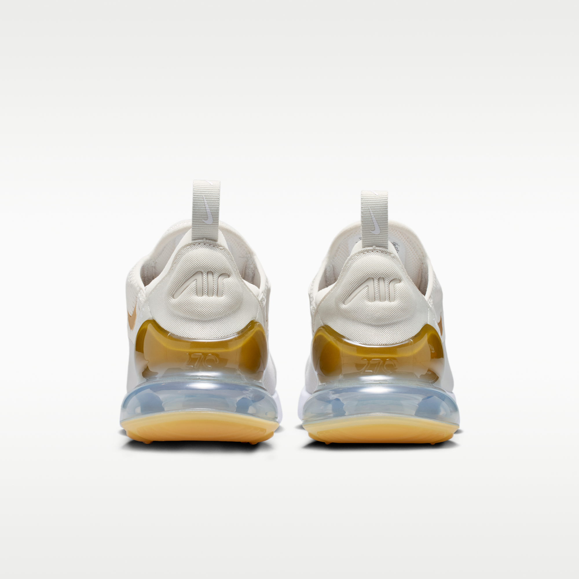 Nike Air Max 270 - Light Bone/Λευκό/Metallic Gold - 6