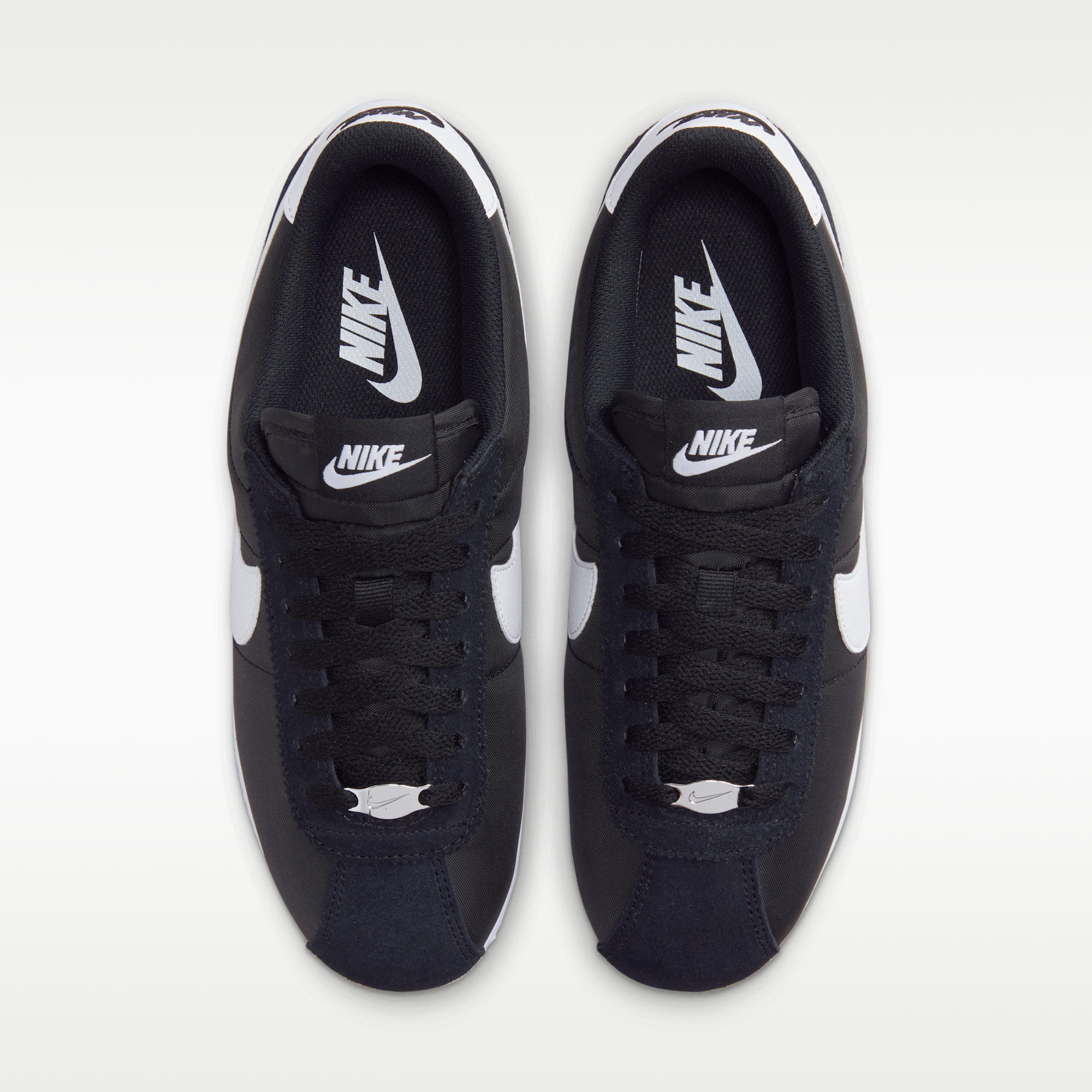 Nike Cortez Textile - Μαύρο/Λευκό - 4
