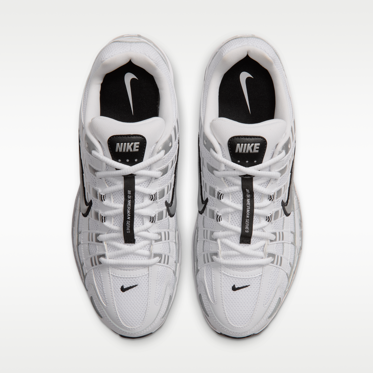Nike P-6000 - Λευκό/Μαύρο/Metallic Silver - 4